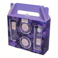 Ensemble de Bain pour Enfants Galaxie Violette en Gros - Fabricant Chinois Kit Spa de Luxe Bio Personnalisable aux Herbes Exfoliant Marque Privée