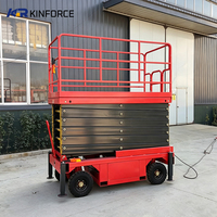 Plateforme élévatrice mobile à ciseaux, machine de levage hydraulique robuste pour les projets d'aménagement paysager et l'entretien des pipelines industriels