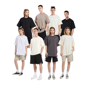 Camisetas Personalizadas con Logotipo, 100% Algodón Grueso para Hombre, Camisetas de Color Sólido, Estampado Puff, Manga Corta, Talla Grande, Unisex - Product Image 3
