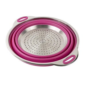 Tốt Nhất Lớn Ráp Silicone Lưới <span class=keywords><strong>Colander</strong></span>/Lọc Với Thép Không Gỉ Cơ Sở Xử Lý - Product Image 5