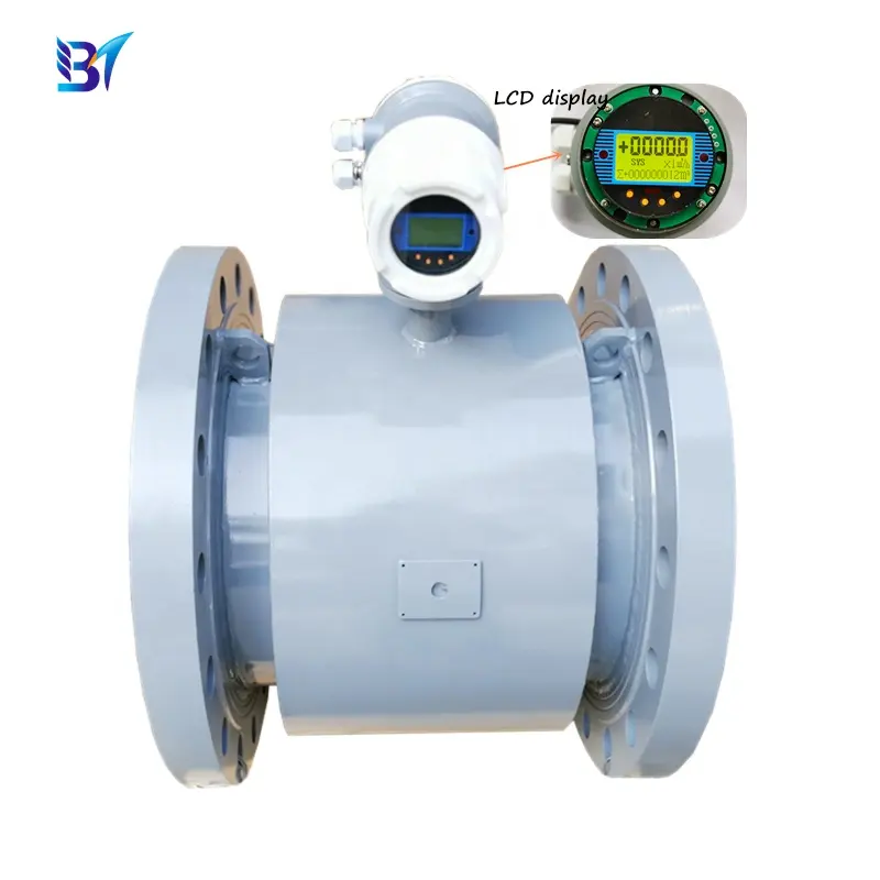 CE Digital Chemical Modbus Pipeline Acid Liquid Irrigation Water Flow Meter 2 4 8 Inch Electromagnetic Magnetic Flowmeter Price