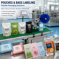 Machine d'étiquetage automatique haute précision à grande vitesse pour l'emballage alimentaire, les bouteilles, les boîtes, les sacs et les pochettes