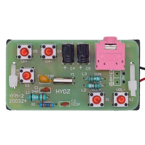 Kit DIY de 88-108MHz, transmisor de <span class=keywords><strong>radio</strong></span> FM y módulo receptor, modulación de frecuencia, recepción estéreo, placa de circuito PCB - Product Image 2