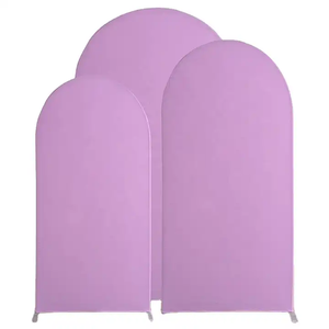 Customized Wedding <strong>Arch</strong> Wedding Decoration Covers <strong>Stretch</strong> Cloth Backdrop Solid Color Cover for <strong>Arch</strong> - Product Image 1