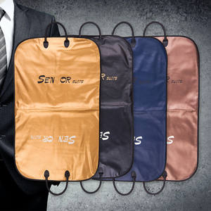 Sac de voyage pliable pour costume, <span class=keywords><strong>housse</strong></span> de vêtement compacte pour les voyages d'affaires |   Sac personnalisé léger et anti-poussière en gros - Product Image 3