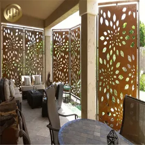 Metal Living Room Divider Partition Wall Divider Partition Panel Separator Screen & Room Divider for Living Room Home