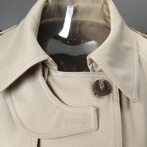 AIMEISI British alla <span class=keywords><strong>moda</strong></span> giacca a vento doppiopetto con lacci sul ginocchio lunghi <span class=keywords><strong>Trench</strong></span> da donna - Product Image 5