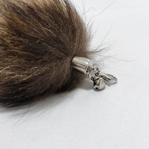 Canna da Pesca Telescopica per Gatti con Pelliccia di Visone e Volpe, con Campanello, Giocattolo Interattivo Retrattile per Intrattenimento Gatti, Resistente - Product Image 3
