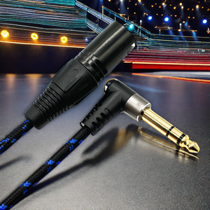 <span class=keywords><strong>1</strong></span>/<span class=keywords><strong>4</strong></span> \ "XLR macho Nylon trenzado cuarto de pulgada TRS 6,35mm TRS XLR interconexión equilibrada micrófono <span class=keywords><strong>Cable</strong></span> Patch <span class=keywords><strong>Cable</strong></span> Audio Video Cables - Product Image 5