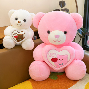 Orsacchiotto di Peluche Ricamato <span class=keywords><strong>con</strong></span> <span class=keywords><strong>Cuore</strong></span>, Regalo di Compleanno e San Valentino, Vendita Calda - Product Image 2