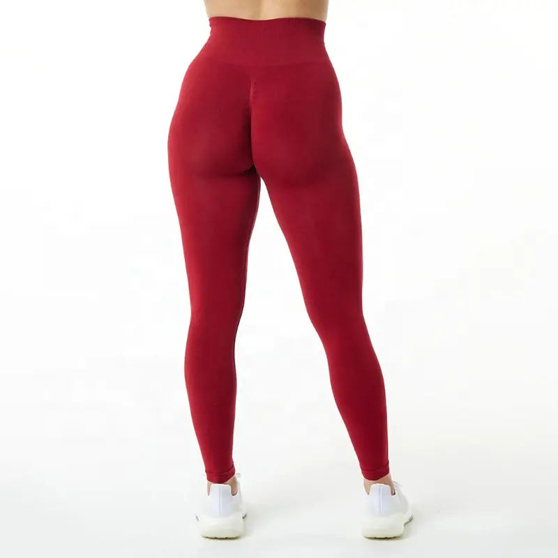 2023 sem costura apertado respirável esportes super cintura alta womens leggings amassar bunda yoga calças
