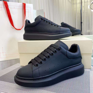Chaussures décontractées polyvalentes pour hommes, à prix réduit, en gros, couleurs mélangées, respirantes, avec semelle intermédiaire épaisse en cuir véritable, pour la marche - Product Image 3