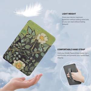 Funda de libro de cuero PU con impresión personalizada, funda inteligente con correa de mano para <span class=keywords><strong>Amazon</strong></span> <span class=keywords><strong>Kindle</strong></span> Colorsoft y <span class=keywords><strong>Kindle</strong></span> Paperwhite 6 12th Gen 7' - Product Image 6