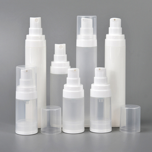 Flaconi Airless Vuoti in Plastica per Cosmetici, Protezione <span class=keywords><strong>Solare</strong></span>, Fondotinta, <span class=keywords><strong>Spray</strong></span> Corpo, Flacone con Pompa Airless <span class=keywords><strong>50</strong></span> ml - Product Image 2