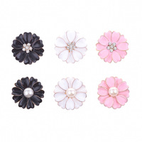Breloques pour chaussures en métal, accessoires personnalisés pour chaussures
