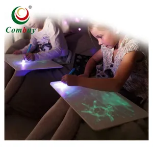 Fluorescent magic painting gift toy A4 light up drawing board