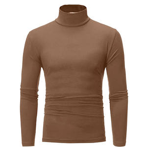 Abbigliamento da <span class=keywords><strong>uomo</strong></span> autunno e inverno a collo alto multicolore camicia a fondo <span class=keywords><strong>manica</strong></span> lunga spazzolata biancheria <span class=keywords><strong>intima</strong></span> <span class=keywords><strong>termica</strong></span> - Product Image 3