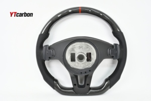 YTcarbon pour GLA45 X156 <span class=keywords><strong>AMG</strong></span> personnalisé tout <span class=keywords><strong>nouveau</strong></span> Style de course véritable <span class=keywords><strong>volant</strong></span> en Fiber de carbone - Product Image 6
