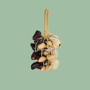Campana de Viento Colgante de Frutas Secas Naturales al por Mayor, Instrumento de Percusión para Baño Sonoro y Decoración Boho para Bolsos - Product Image 3