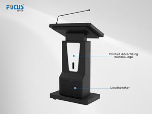 <span class=keywords><strong>Atril</strong></span> de podio Digital compatible con capacitivo electromagnético de 21,5 pulgadas para auditorio, sala de conferencias, Metal para altavoz de escritura - Product Image 3