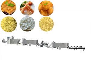 100-500 kg/h Máquina para hacer pan rallado Panko Línea de producción de extrusora de pan rallado económicamente eficiente - Product Image 2