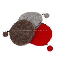 Asterisk Handmade Nepal 100% Wol Murni dari Selandia Baru Tas Koin Lipstik dari Wol Felt Portabel Fashion Semua Musim Musim Dingin Musim Semi