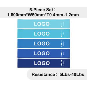 Elastic Resistance <b>Bands</b> Set <b>Workout</b> Exercise <b>Bands</b> for Fitness Strength Training Yoga Gym Home - Product Image 4