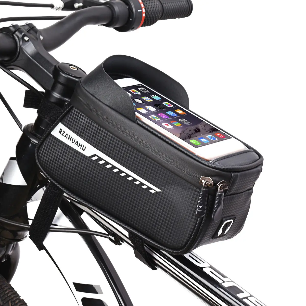 Water proof Top Tube Bike Bag Bicycle Front Frame Bag Bicycle Bike Phone Holder Mount