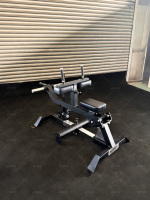 Appareil de musculation professionnel en acier inoxydable pour le levage des mollets assis, idéal pour la musculation et l'entraînement des fessiers et des jambes