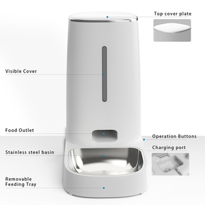 2025 en çok satan çevre dostu mikroçip köpek & kedi maması dağıtıcı akıllı otomatik evcil hayvan besleyici uzaktan kumanda App kontrollü Wifi - Product Image 6