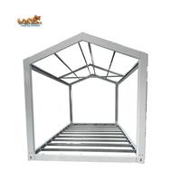 20ft a galvanisé la structure en acier préfabriquée de paquet plat cadre rapide de récipient d'expédition de Chambre de 20 pieds