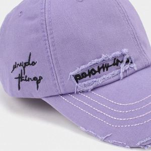 Gorra de Béisbol Desgastada de Estilo Nuevo para Hombre y Mujer, Gorra Casual de Papá de 6 Paneles, Gorra Deportiva Sin Estructura - Product Image 3