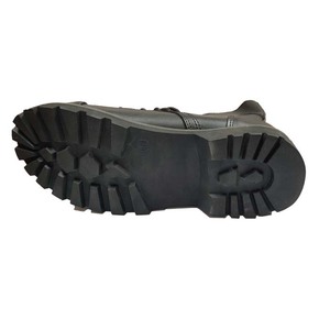 Bottes Tactiques Type <span class=keywords><strong>Ranger</strong></span> en Cuir Véritable Noir avec Semelle Extérieure en Caoutchouc, Idéales pour la Randonnée et l'Entraînement <span class=keywords><strong>de</strong></span> <span class=keywords><strong>Chasse</strong></span> - Product Image 4
