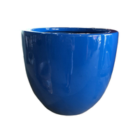 Ensemble de pots de jardin 3 pièces, durables, écologiques, légers, en fibre de verre, style farmhouse, couleur personnalisée, poterie Chau Viet
