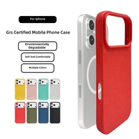 Coque de téléphone portable certifiée GRS 17 18 TPU mat givré camouflage, protection 360°, antibactérienne