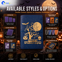 Carnet personnalisé Halloween en PU, impression numérique de haute qualité, livre pour enfants, papier offset, impression personnalisée OEM