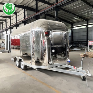 Remorque Air Catering Stream Concession Trailers Remorque entièrement équipée pour la restauration à vendre Pizza cuite OvenFood Truck - Product Image 4