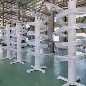 Esnek zincirli konveyör soğutma Spiral kulesi, gıda kurutma yüksek sıcaklık dikdörtgen konveyör - Product Image 2