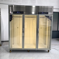 Réfrigérateur de présentation de viande de bœuf de haute qualité, armoire réfrigérée pour viande vieillie, chambre froide de stockage et de présentation de viande suspendue