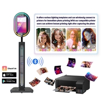 Software para Fotomatón Espejo con Membresía de 48 Meses, Hardware para Fiestas, Compatible con iPad, Pantalla Táctil, Control por Interruptor, Fotos