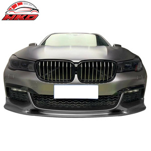 Fits For BMW G11 G12 7 Series 16-18 M Sport Front Bumper <b>Lip</b> <b>Splitter</b> Unpainted PU High Quality Exterior Accessory - Product Image 2