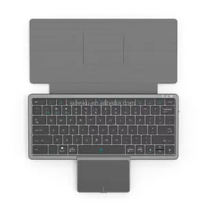 Clavier de téléphone tablette bluetooth sans fil chinois, étui à 78 touches avec clavier pour mi pad 5 pro, clavier pour iPad avec écran tactile