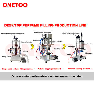 Macchina per imbottigliamento e imbottitura di profumo di olio essenziale di profumo semi automatico - Product Image 2