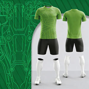 Uniforme de Fútbol Personalizado Transfronterizo, Traje de Entrenamiento de Fútbol para Adultos, Camiseta Deportiva Transpirable de Secado Rápido - Product Image 5