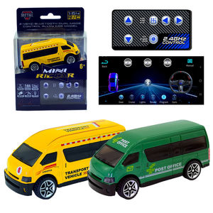Camioneta de Reparto RC de Aleación 1:64, 2.4GHz, Doble Modo, Control por Aplicación y Control Remoto, Mini Coche RC con Sensor de Gravedad, Música y Sonido, Regalo para Niños - Product Image 1