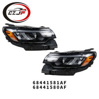 Phare avant composite de type réflecteur LED CZJF, code LTX pour Jeep Compass 2022-2025 68441581AF 68441580AF