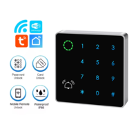 Système de contrôle d'accès WiFi Tuya App carré 86*86 mm, clavier RFID tactile, déverrouillage de porte, boîtier ABS étanche IP66