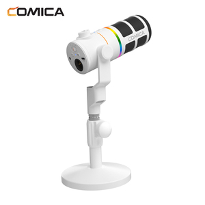 COMICA EJoy Uni(D) RGB คาร์ดิโอด์คอนเดนเซอร์ไมโครโฟนแบบมีสาย USB-C การ์ดเสียง 24 บิต 48 กิโลเฮิร์ตซ์สำหรับพอดแคสต์ทวิช ยูทูป เกมมิ่ง - Product Image 2