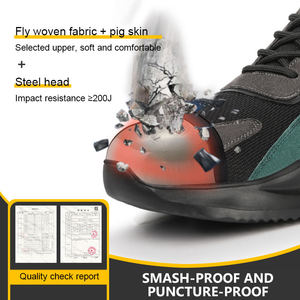 Venta caliente transpirable antipinchazos deportes zapatos <span class=keywords><strong>de</strong></span> <span class=keywords><strong>seguridad</strong></span> <span class=keywords><strong>botas</strong></span> <span class=keywords><strong>para</strong></span> hombres <span class=keywords><strong>de</strong></span> peso ligero - Product Image 2