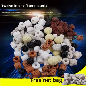 Matériel de filtration en céramique pour aquarium, maison de bactéries en céramique, purification de l'eau de l'aquarium, sac dix-en-un - Product Image 4